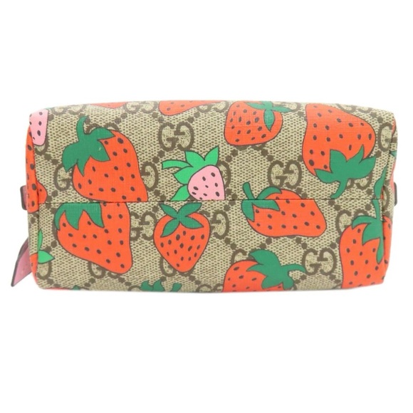 Gucci Strawberry Cosmetic Pouch 576217 - Picture 4 of 7